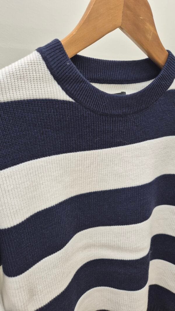 Crew Neck Striped Jumper