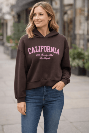 2026/01/1000391638.png 'California ' Brown Soft Touch Hoodie