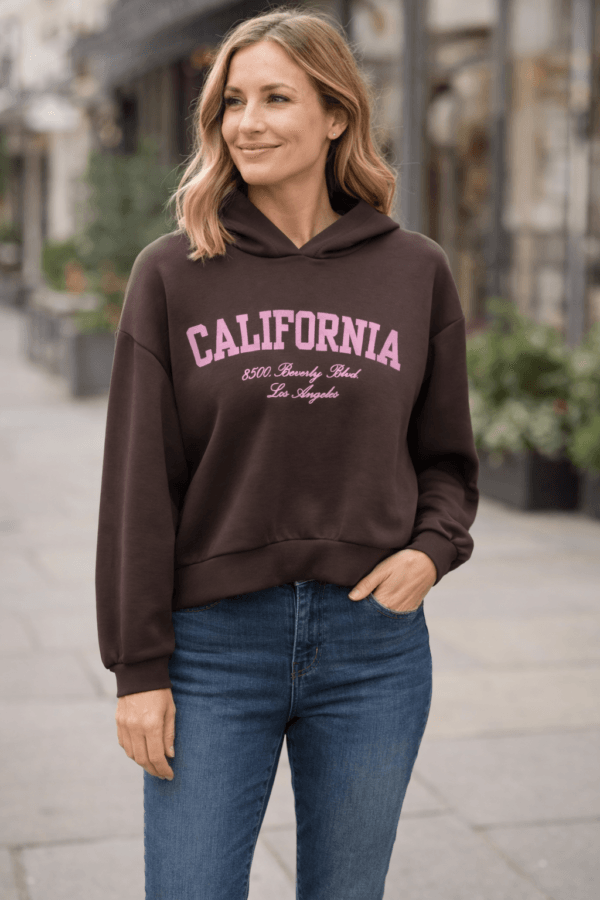 2026/01/1000391638.png 'California ' Brown Soft Touch Hoodie