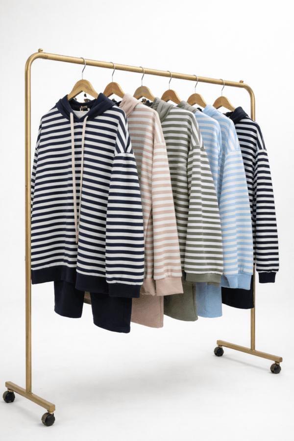 2026/01/1000392710.png Striped Hoodie Soft Touch Tracksuit