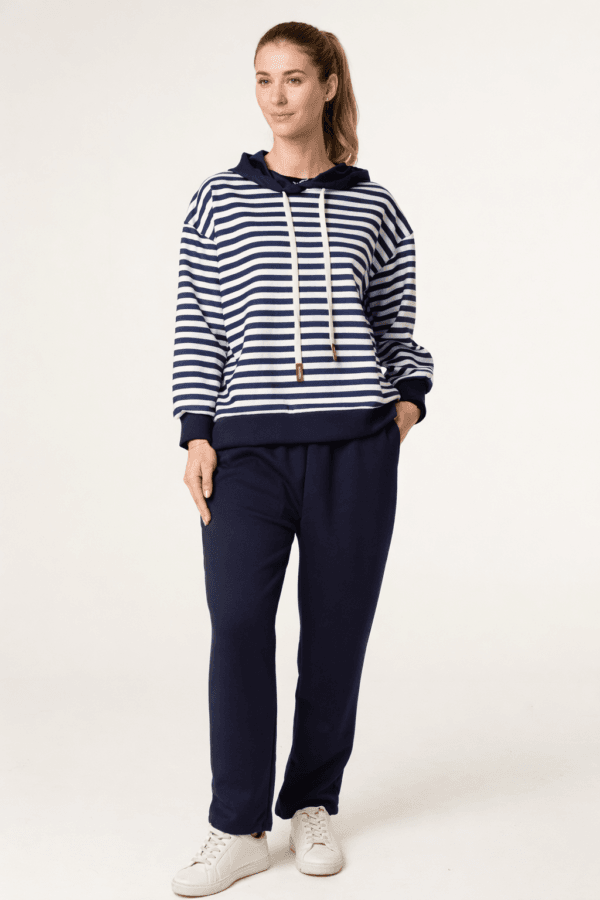 2026/01/1000392727.png Striped Hoodie Soft Touch Tracksuit