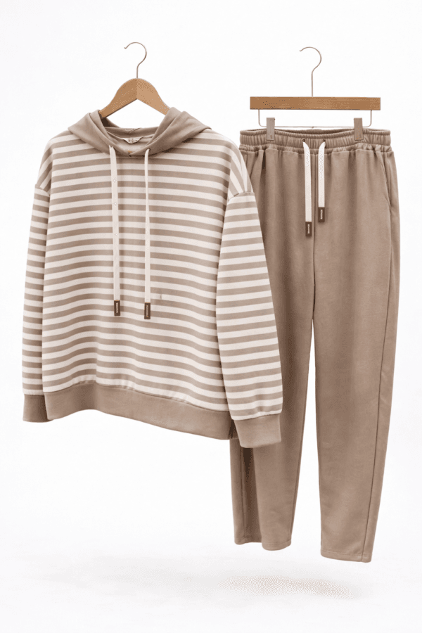 2026/01/1000392731.png Striped Hoodie Soft Touch Tracksuit