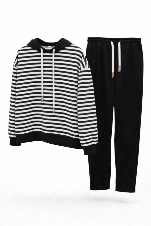 2026/01/1000392733.png Striped Hoodie Soft Touch Tracksuit