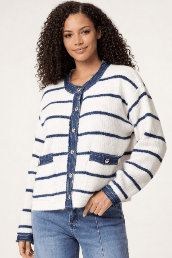 2026/01/1000392997-1.png Denim Trim Striped Knit Cardigan