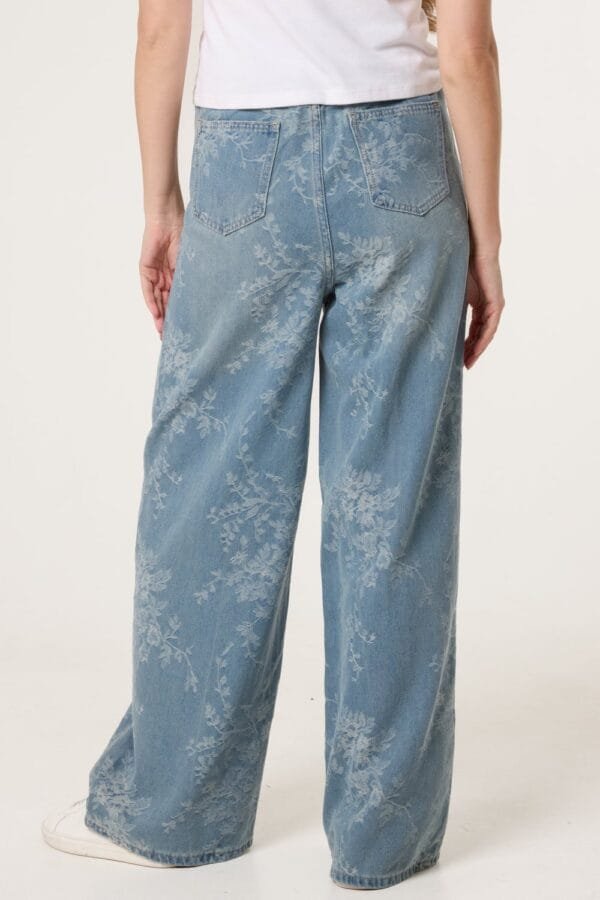 2026/01/1000393039.jpg Wide Leg Floral Print Jeans