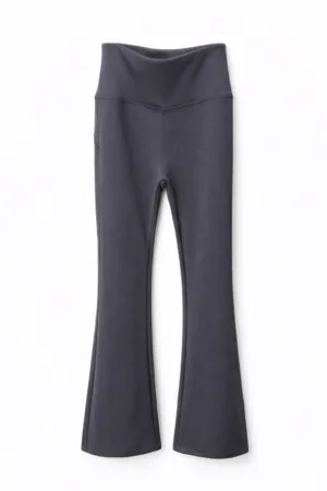 Grey Flared Leggings