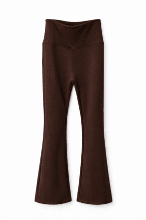 Brown Flared Leggings