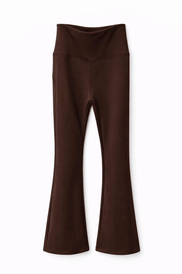 Brown Flared Leggings