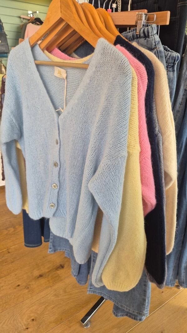 Mohair Blend Cardigans -Various Colours