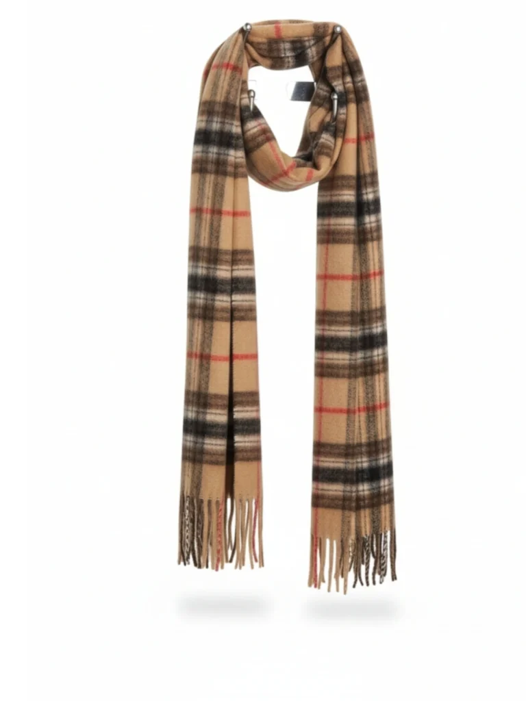 classic plaid oversized scarf