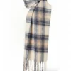Fluffy Knit Tartan Scarf Fluffy Knit Tartan Scarf
