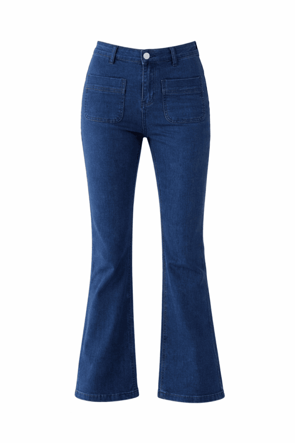 Double Pocket Flared Jeans