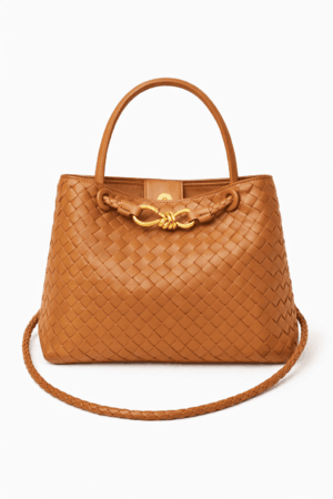 Tan Woven Handbag