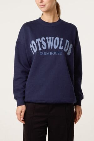 2026/02/1000396704-1.jpg Navy Cotswolds Crew Neck Sweatshirt