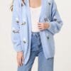 2026/02/1000396716.jpg Blue Cardigan With Embroidered Flowers