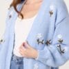 2026/02/1000396718.jpg Blue Cardigan With Embroidered Flowers