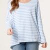 2026/02/1000397002.jpg Pure Cotton Long Sleeve Stripe Top