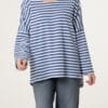 2026/02/1000397004.jpg Pure Cotton Long Sleeve Stripe Top