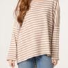 2026/02/1000397006.jpg Pure Cotton Long Sleeve Stripe Top