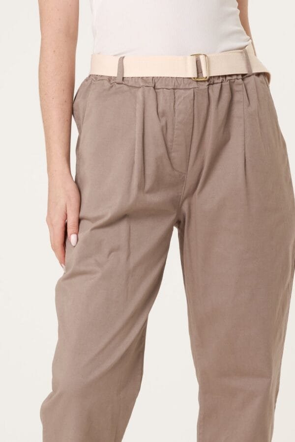 2026/02/1000397015.jpg Cotton Blend Belted Straight Trousers
