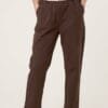 2026/02/1000397016.jpg Cotton Blend Belted Straight Trousers