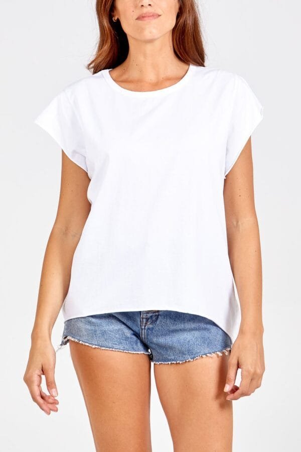 2026/02/1000397021-2.jpg Cap Sleeve T -Shirt- Various Colours