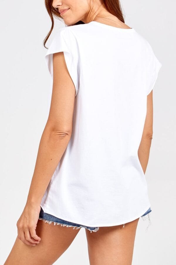 2026/02/1000397022-1.jpg Cap Sleeve T -Shirt- Various Colours