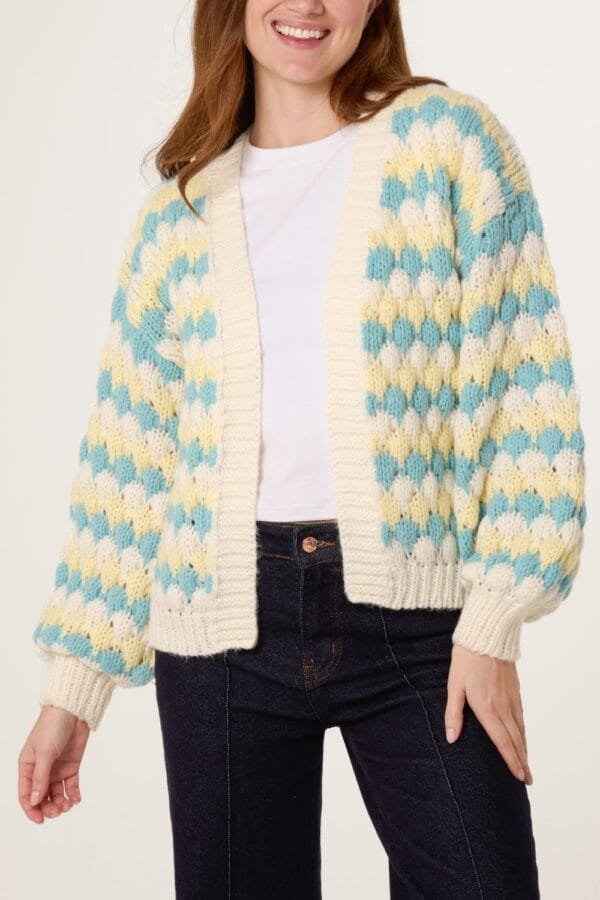 2026/02/1000397610.jpg Multicoloured Chunky Knit Cardigan