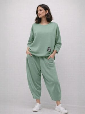 Soft Scuba Harem Lounge Set