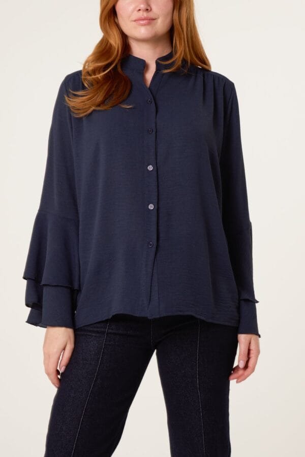 2026/02/1000402592.jpg Layered Sleeve Button Blouse