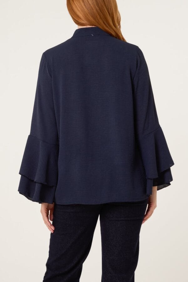 2026/02/1000402593.jpg Layered Sleeve Button Blouse