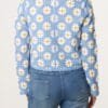 Blue Daisy Crochet Cardigan