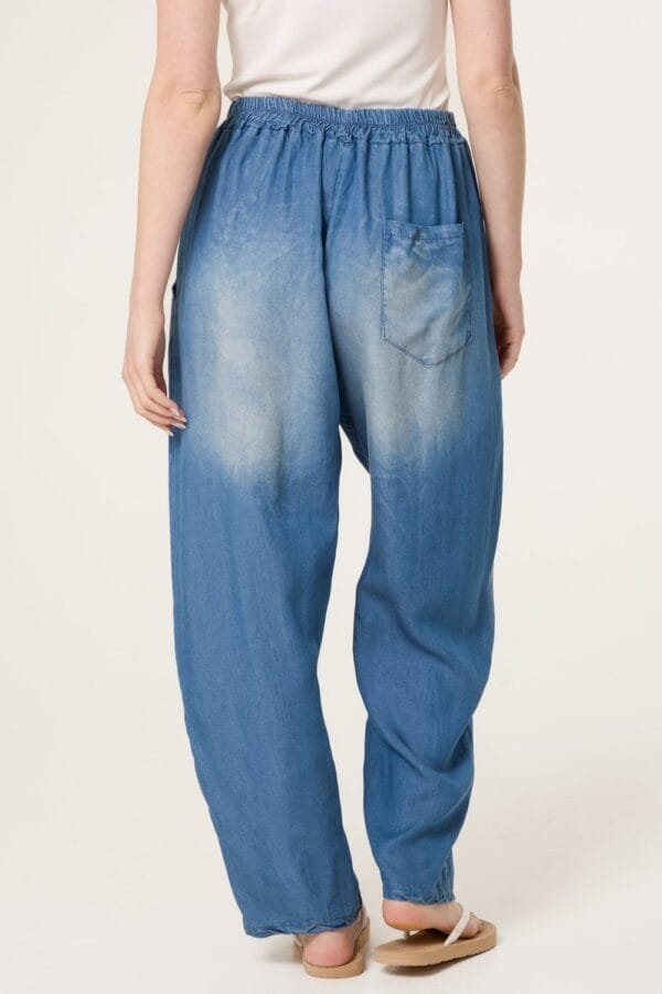 2026/02/1000402609.jpg Soft Blue Tencel Barrel Leg Trousers