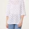 Teardrop Knit Short Sleeve Jumper