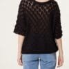 Teardrop Knit Short Sleeve Jumper