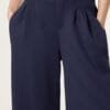 Soft Touch Front Crease Wide Leg Trousers