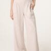 Soft Touch Front Crease Wide Leg Trousers