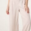 Soft Touch Front Crease Wide Leg Trousers