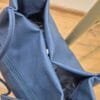 Denim Blue Thin Strap Tote Bag