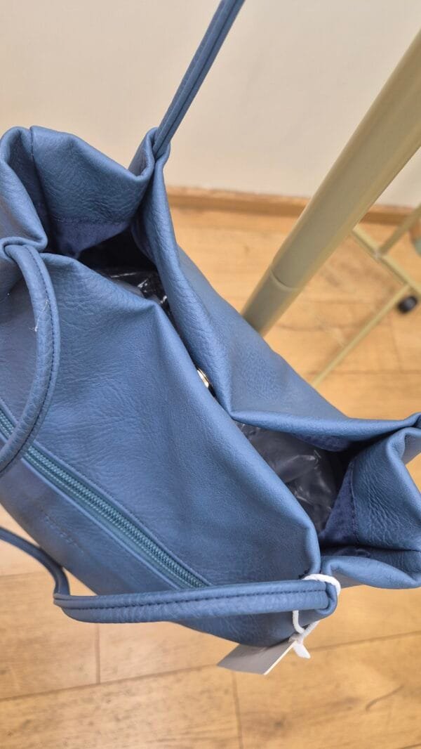 Denim Blue Thin Strap Tote Bag