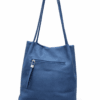 Denim Blue Thin Strap Tote Bag