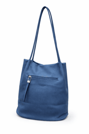 Denim Blue Thin Strap Tote Bag