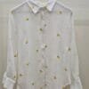 Lemon Embroidered Cotton Shirt