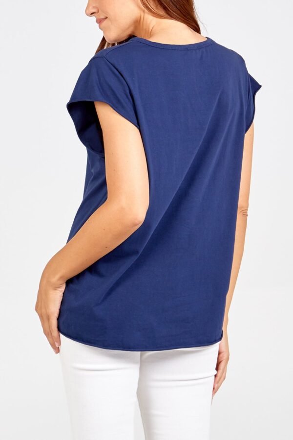 2026/02/1000432300.jpg Cap Sleeve T -Shirt- Various Colours