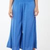 Pinstripe Wide Leg Trousers