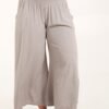 Pinstripe Wide Leg Trousers