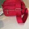 Red Crossbody Zip Bag