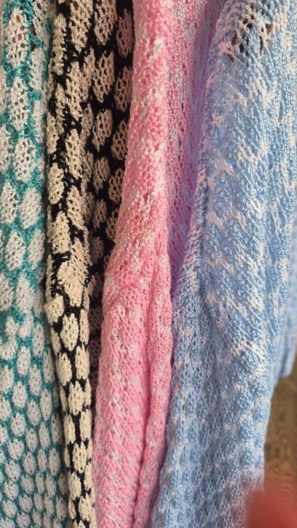 Spotty Pattern Lightweight Knit Jumper