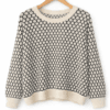 Spotty Pattern Lightweight Knit Jumper