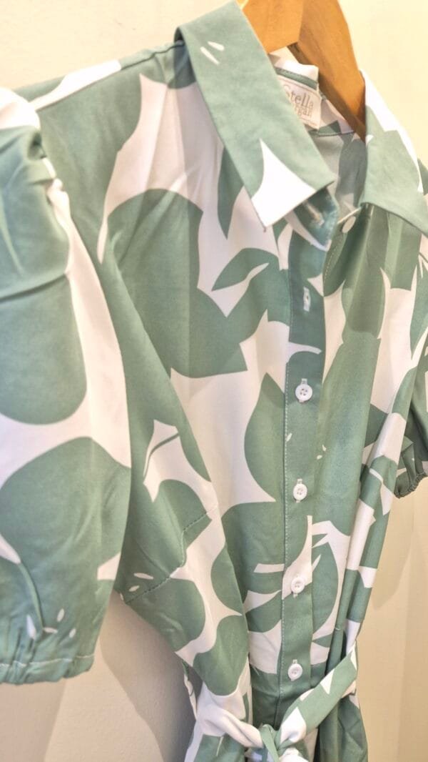 2026/03/1000409516-scaled.jpg Sage Floral Tie Waist Shirt Dress